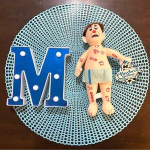 Hasbro "Operation" Plush Toy with Blue Shorts with Tags